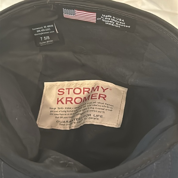 Stormy Kromer Original Charcoal Wool Cap w/ State of Michigan Logo Sz 7 5/8 NWT - Picture 4 of 4